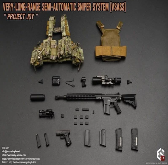 CG Model Play Easy&Simple ES06030 B VSASS Set 1/6 Model New in stock