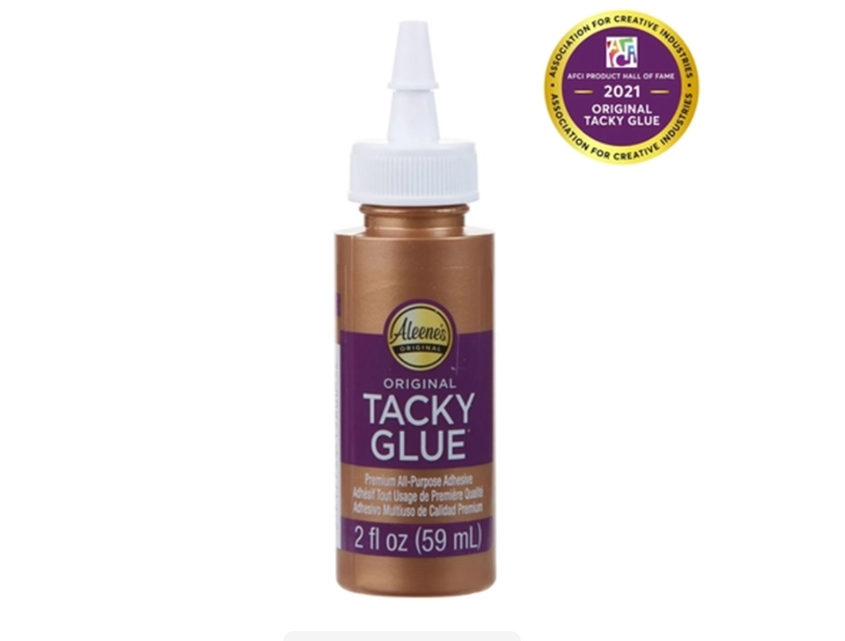Aleene's Tacky glue for making polymer clay jewelry, bjd wigs, and other accessories