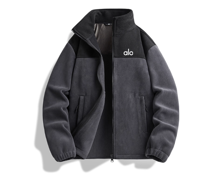 alo graphene fleece jacket men and women plus velvet warm outdoor sports cardigan jacket liner Sichuan Tibet jacket