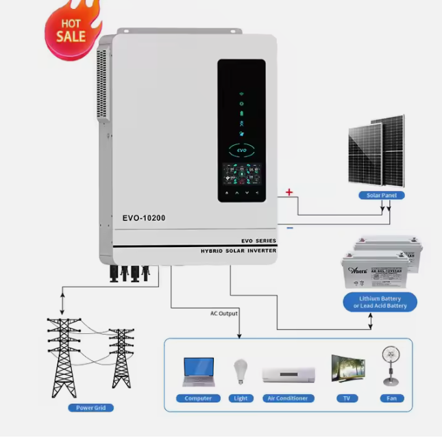 frequency inverter 5kw 6kw 10kw hybrid solar inverter for solar panel