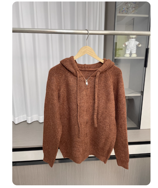 Take Spanish bud orders! Autumn and winter men's foreign trade hooded sweater INS style lazy all-match pullover sweater