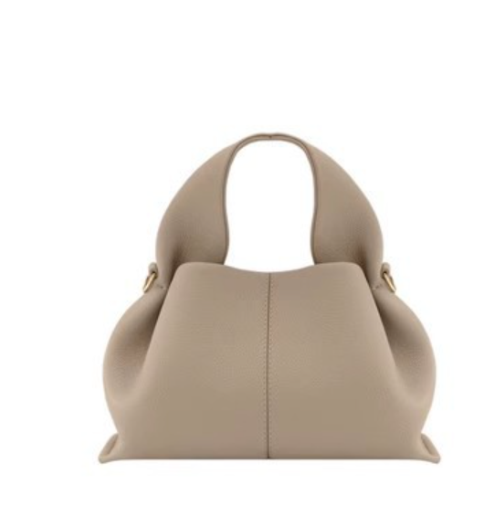 polene2024 new niche design genuine leather crossbody bag cloud dumpling bag bag sense fashion handbag