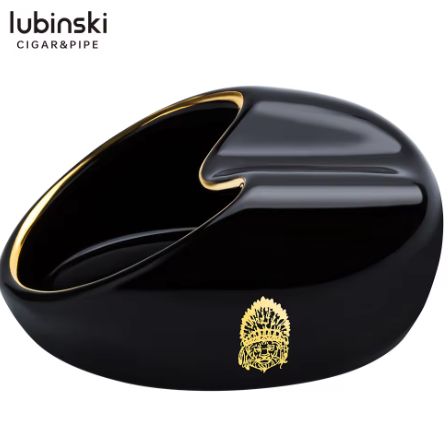 High-End Portable Ceramic oval ashtray Cigar Ashtray