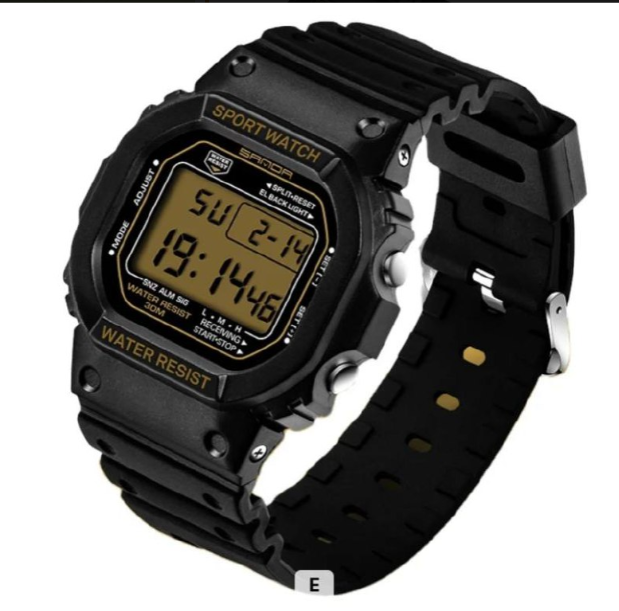 Square style retro style OEM digital watch professionally produced by a high-quality manufacturer in China