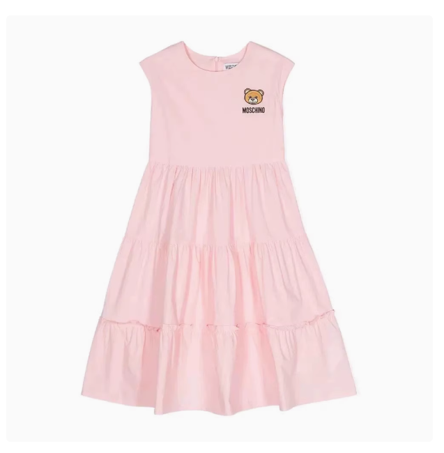 Max kids Moss 25 new black and white bear classic cotton parent-child T-shirt