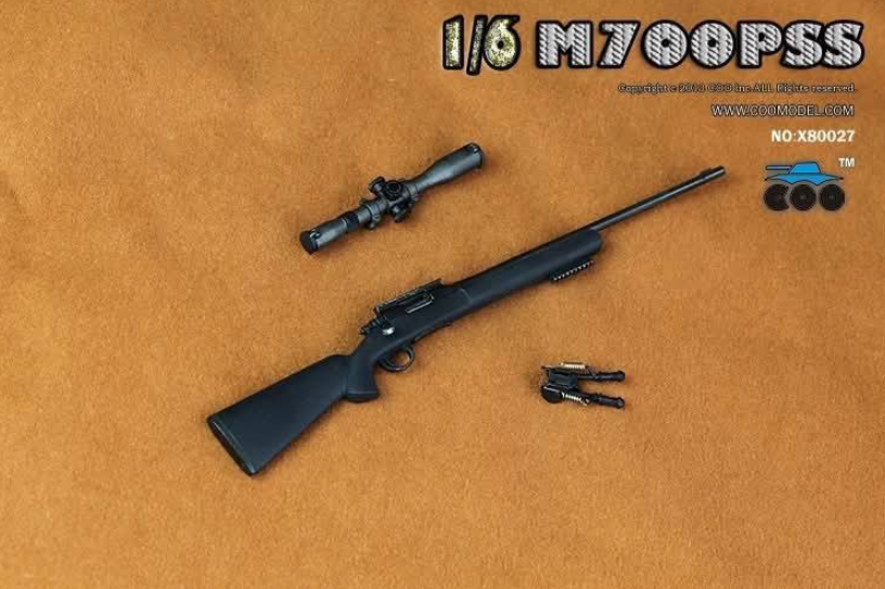 COOMODEL 1/6 Soldier Model M700PSS Sniper Rifle Black and Green Available Parts Spot