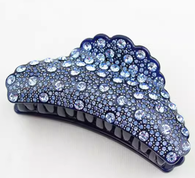 Adult hair accessories simple hair clip mom hair curler Korean rhinestone hair clip hair top card large hair clip clip