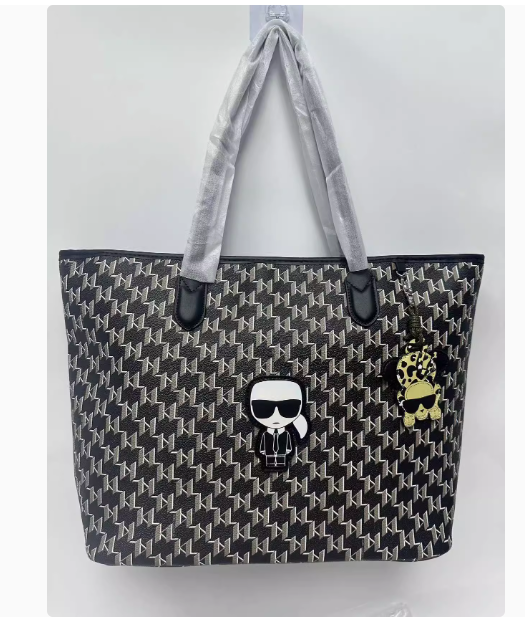 Foreign trade 2023 Karl new women's fashion one-shoulder handbag tote bag large capacity shopping bag mommy bag