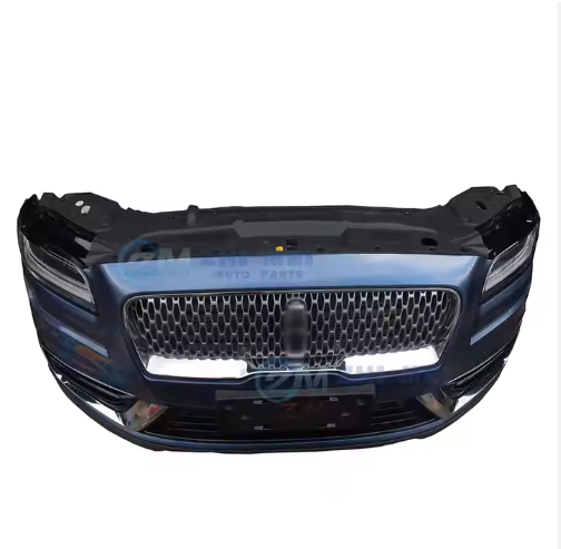 For Lincoln Front Bumper Front Car Bumper Plate and LED Headlight Assembly Exterior Accessories Other Auto Parts