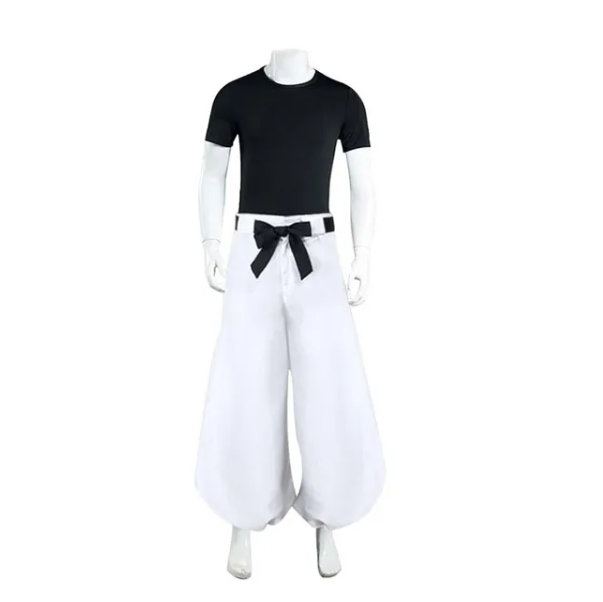 Cosplay Anime Jujutsu Kaisen Toji Fushiguro Costume Sets Fushiguro Toji Uniform Top Pants Suit Halloween Dress Up Party for Men