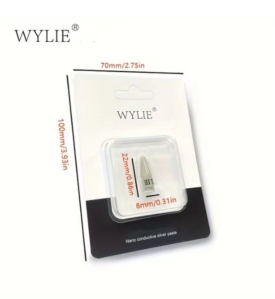 WYLIE Nano Conductive Silver Paste Repair Kit for iPhone Flexible Screen Line Repair,Uncharged Rubber Material Repair Tool