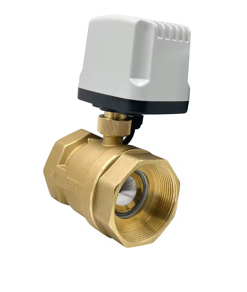 1/2'' 3/4'' 1'' 1-1/4'' 2 Inch IP65 Waterproof Motorized Ball Valve 2 Way Brass Electric Ball Valve Big Torque Metal Motor