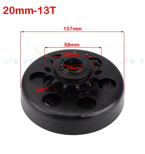 19mm 20mm Centrifugal Automatic Clutch 3/4" 10 \11\12\13\14\18Tooth 420\35\428 Chain For GO Kart Fun Karting Minibike Engine