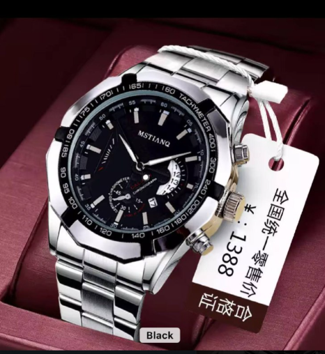 uxury Fashion Business Casual Simple Quartz clock men watch logo Stainless Steel Wristwatch Men watch