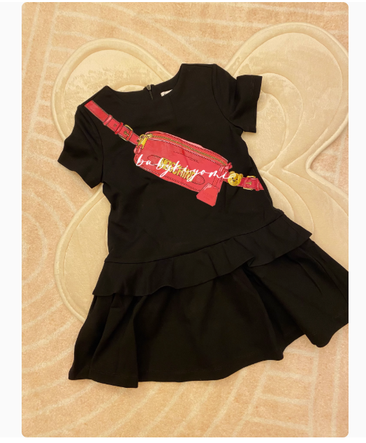 3-14 years old new mos23 autumn and winter thickened lace dress