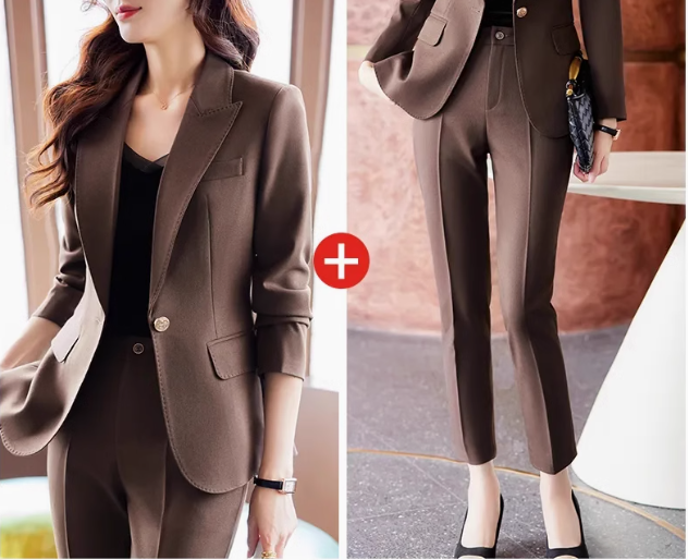 Suit suits for women spring and autumn 2024 new style high-end professional suits formal suits small casual suit jacket autumn