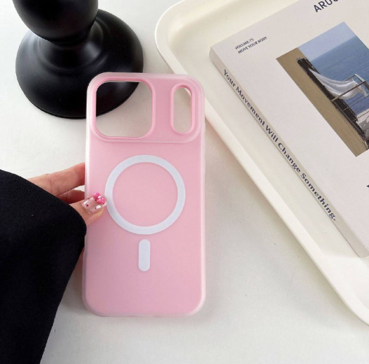 Dele is suitable for Apple 17 mobile phone case rose red dopamine jelly iphone17promax magnetic anti-fall 16pro high-end 15 Internet celebrity 14 simple large hole 13 Internet celebrity niche 17air