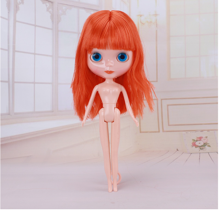 Little Barbie doll big-eyed girl doll modified body naked doll doll accessories bjd girl toy