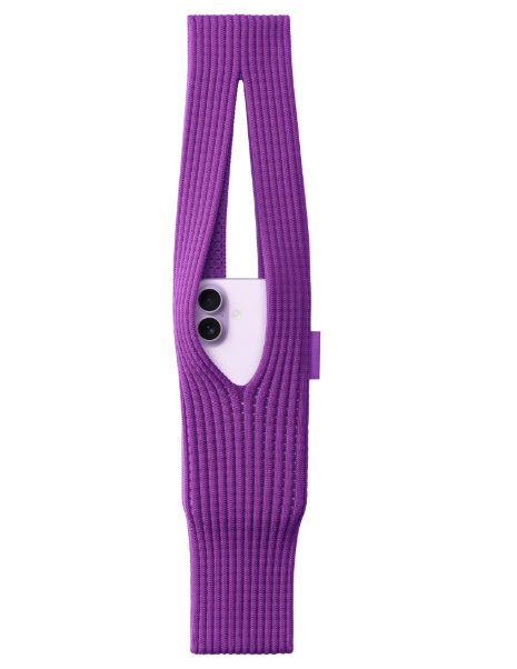 New Apple iPhone pouch, knitted crossbody bag, long, mini, unique design, unisex, trendy and fashionable.