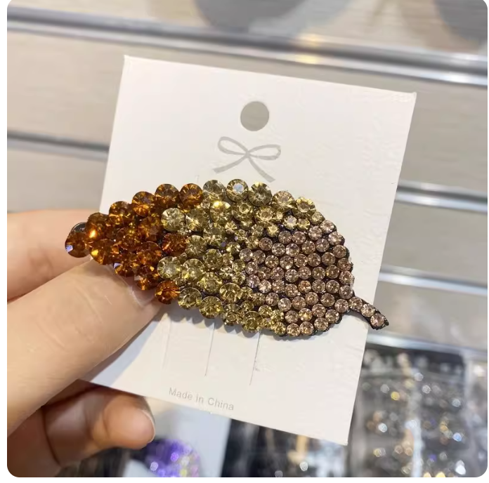 Korean adult side clip bangs clip rhinestone hairpin hairpin headdress accessories BB clip one-word clip top clip versatile sweet