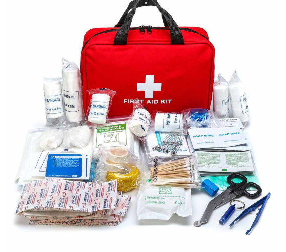 Cross-border Amazon 25-piece large handbag first aid supplies storage bag medical bag car portable first aid kit