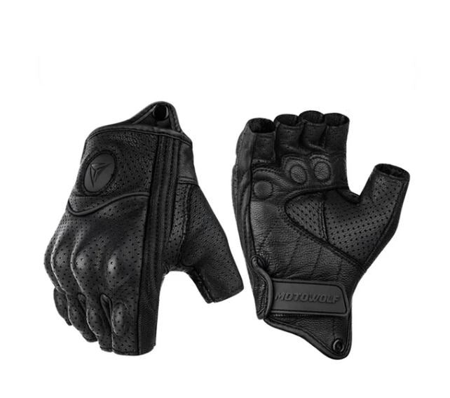 Men Women Half finger Breathable Motorcycle Gloves Shockproof Cycling Gloves Anti-slip Protective Gear