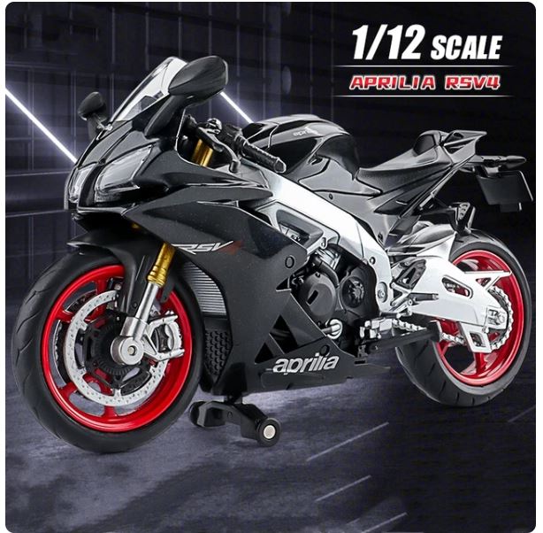 1/12 Aprilia RSV4 RR1000 Toy Motorcycle RMZ City Diecast Metal Miniature Model 1:12 Racing Super Sport Collection Gift Boy Kid