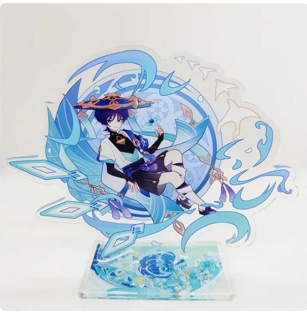 Impact Stand Acrylic Game Figure Wanderer Tighnari Cyno Kaedehara Kazuha Barbatos Windblume Festival Collection Prop