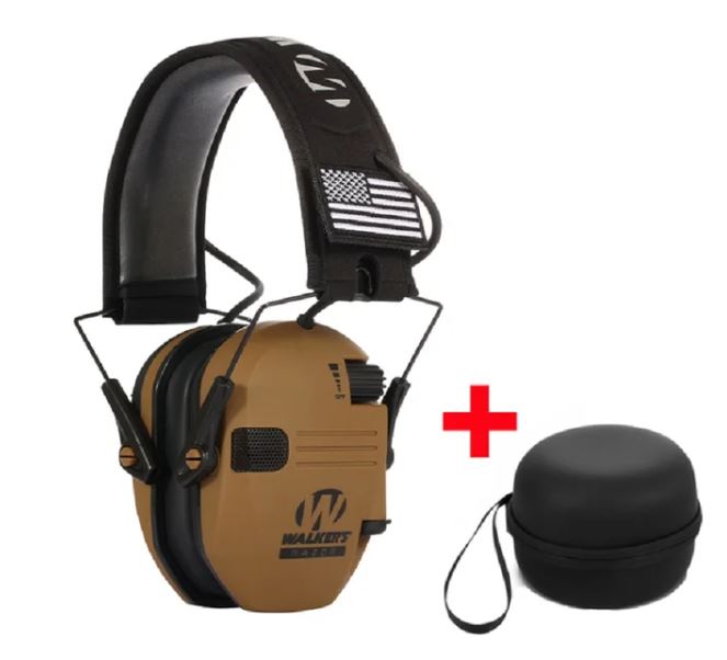 2023 Tactical Electronic Shooting Earmuff Anti-noise Headphone Sound Amplification Hearing Protection Headset Foldable Hot Sale