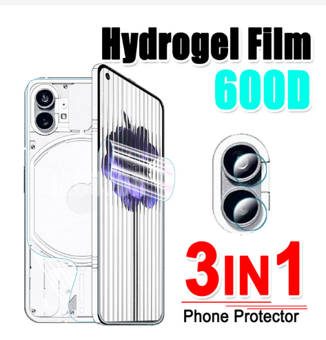 Hydrogel Film For Nothing Phone (1) Screen Gel Protector/Back Cover Safety Film/Cam Glass For Nothing Phone1 Phone 1 One 6.55"