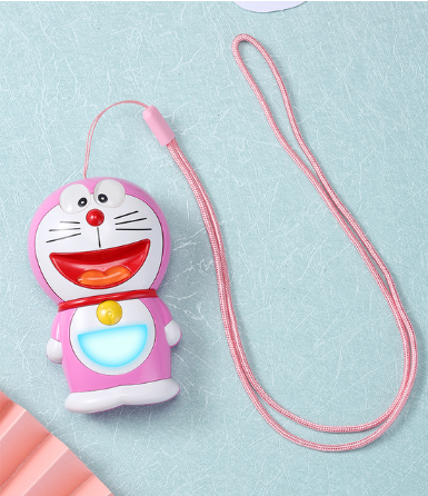 Mini Mobile Phone Kawaii Doraemon Cat Personality Straight Phone Cartoon Cute Children's Gift Prevent Myopia GSM With Mp3 music