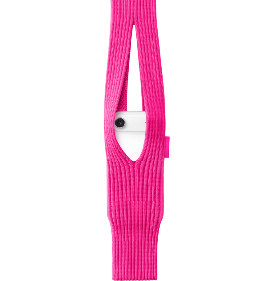 New Apple iPhone pouch, knitted crossbody bag, long, mini, unique design, unisex, trendy and fashionable.