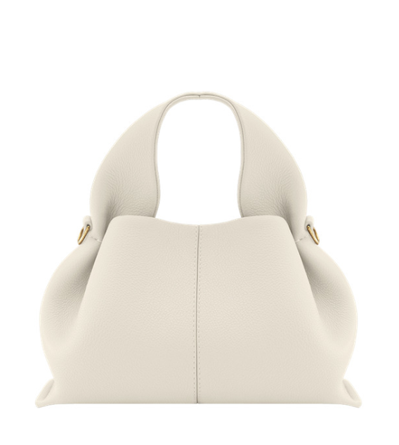 polene2024 new niche design genuine leather crossbody bag cloud dumpling bag bag sense fashion handbag
