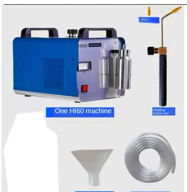 H160 plexiglass acrylic electrolysis water welding machine 220V flame polishing machine hydrogen and oxygen generator