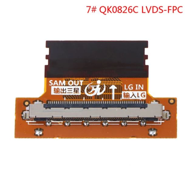 1pcs FHD LVDS LVDS 51pin SAM turn LG Cable Connector Cable Adapter Board