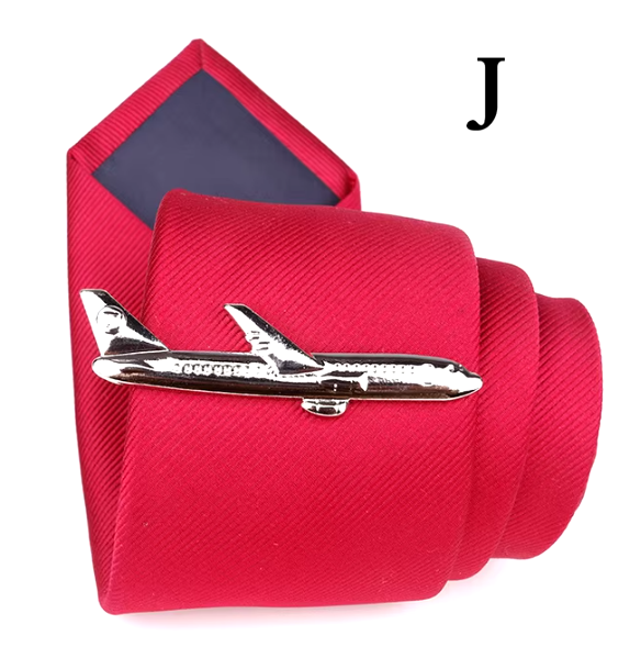 11Styles Steamship Dolphin Airplane Hammer Tableware Shape Tie Clip Men Wedding Bar Party Pin Clasps Unique Jewelry Gifts