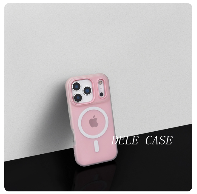 Dele is suitable for Apple 17 mobile phone case rose red dopamine jelly iphone17promax magnetic anti-fall 16pro high-end 15 Internet celebrity 14 simple large hole 13 Internet celebrity niche 17air