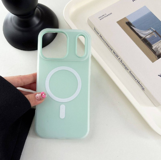 Dele is suitable for Apple 17 mobile phone case rose red dopamine jelly iphone17promax magnetic anti-fall 16pro high-end 15 Internet celebrity 14 simple large hole 13 Internet celebrity niche 17air