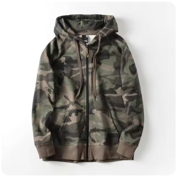 High Quality Autumn Outerwear Youth Blouses Cotton Loose Military Luxury Korean Pullover Women Clothes Camouflage Hoodie Female