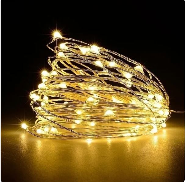 20M USB/Battery LED String Light Copper Silver Wire Garland Light Waterproof Fairy Lights For Christmas Wedding Party Decoration