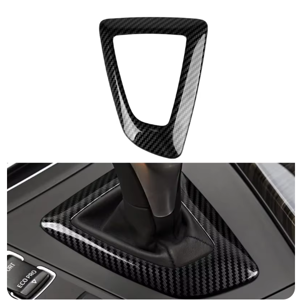 Carbon Fiber Center Console Gear Shift Panel Cover Trim Sticker Decoration For BMW F21 F20 F22 F23 F30 F31 F32 F34 F33 F35 F36