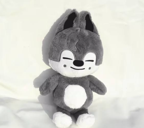 50cm Kpop Sray Kids Skzoo Plush Toy Wolfchan Kawaii Cartoon Stuffed Animal Plushie Doll Large Size Kids Babies Sleeping Pillow