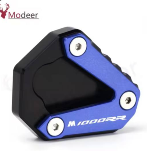 CNC Aluminum M1000RR 2023 Motorcycle Side Support Enlarged Block Parking Aid Kick Stand For BMW M 1000RR M1000 RR 2021 2022