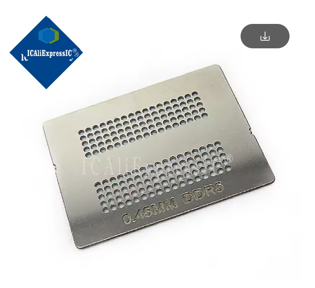 2pcs/lot DDR5 0.45MM memory chip size stencils In Stock