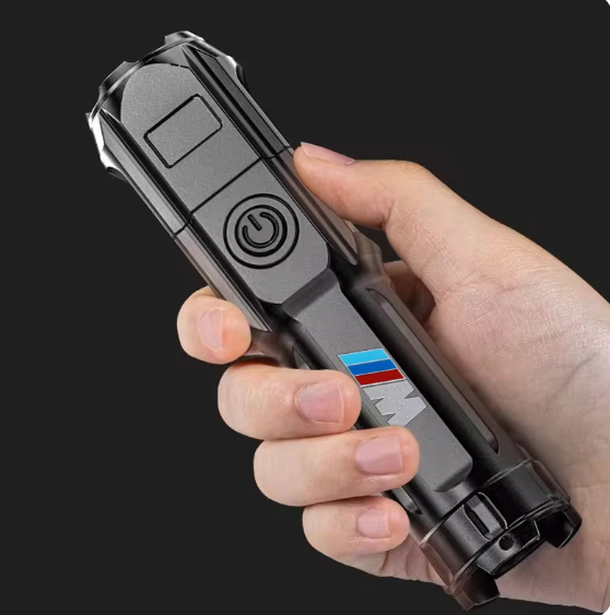 For BMW Flashlight Strong Light Rechargeable Outdoor Portable Led Night Flashlight M Power Performance M3 M5 X1 X3 X5 X6 E46 E39