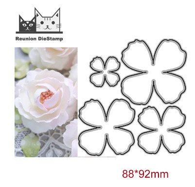 Flowers and Leaves Foliage Metal Cutting Dies for DIY Scrapbooking Album Decorative Crafts Embossing Paper Cards Making 2022 New