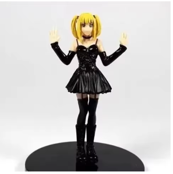 12CM Anime Death Notes Misa Figure Toy Car Deathnote L Killer Misa Amane Figure Doll Collection Model Toy Gift Ornament New