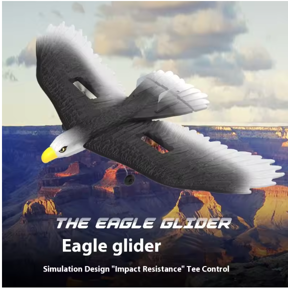 New BM17 Eagle Glider Fixed Wing Three Channel Remote Control foam Aircraft Flying Bird Black Eagle Aircraft Model