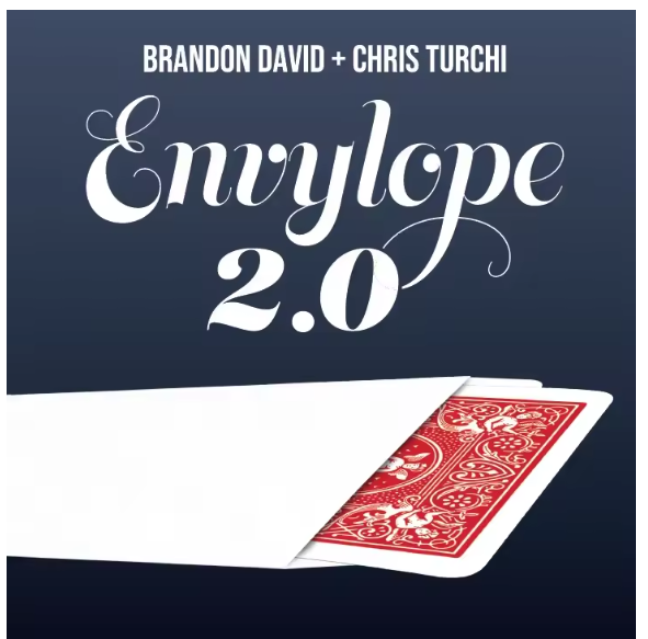 Envylope 2.0 by Brandon David & Chris Turchi Magician Gimmick Close Up Porps Street Illusions Magic Tricks Comedy Mentalism