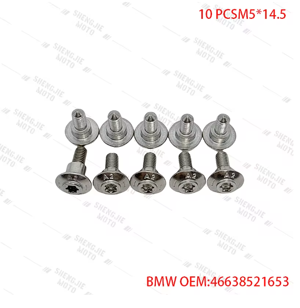 For BMW Motorcycle Shell Stainless Steel Screws R1200GS LC ADV R1250GS R1200RT S1000XR RR S1000R R1250 F750GS F850GS F900R